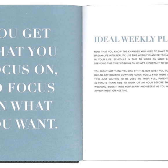 Goals Journal, 160 Pages, Quality Hardcover, Blue and Gold Cover - Picture 9 of 9